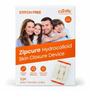 Zipcure Hydrocolloid Wound Closure Device