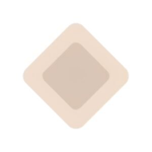 Silicone Foam Ag Dressing – with Border Square