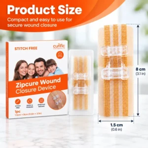 Zipcure Skin Closure Device